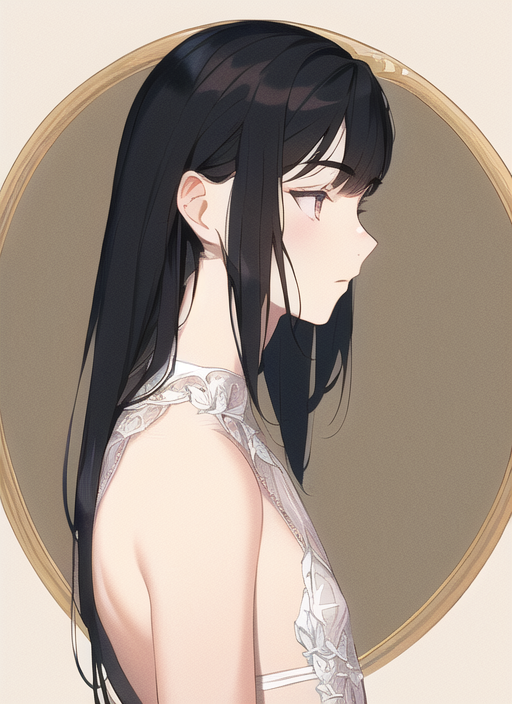 nsfw black hair 黒髪　ロング