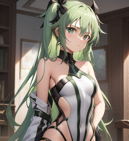 エメラルドヘアー
long hair
ロングヘアー
制服
少女