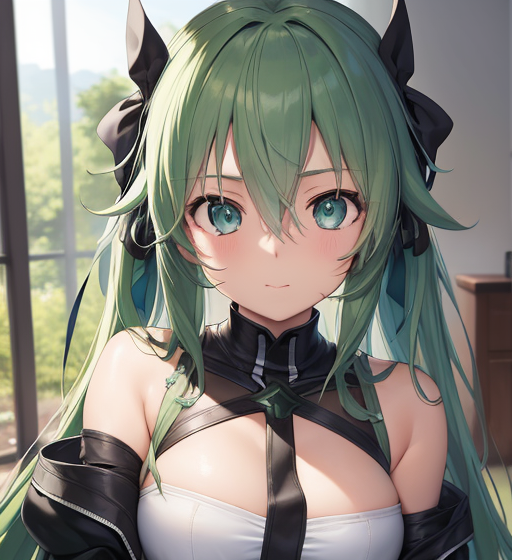 エメラルドヘアー
long hair
ロングヘアー
制服
少女