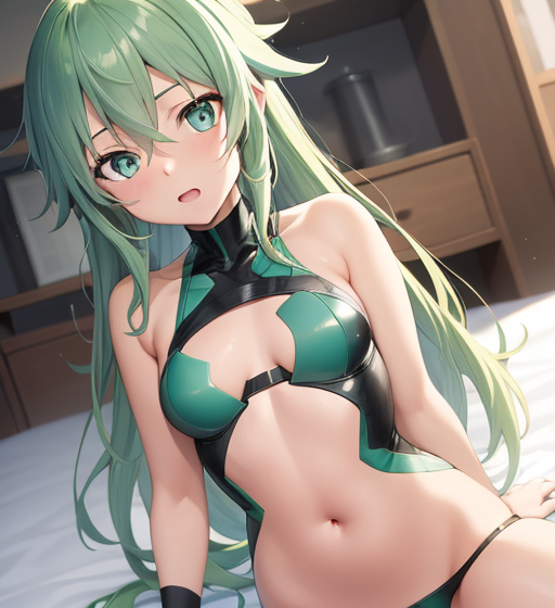 エメラルドヘアー
long hair
ロングヘアー
少女