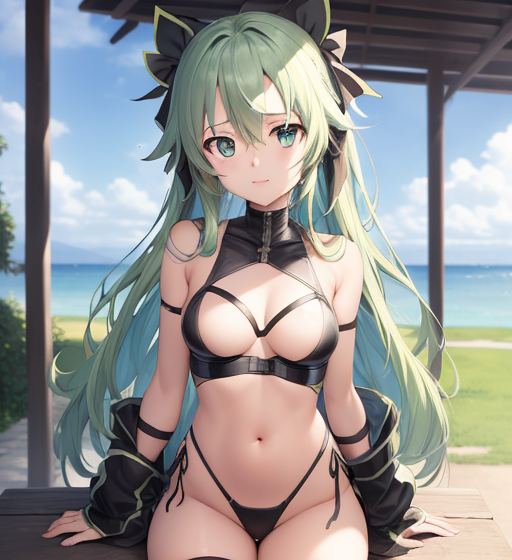 エメラルドヘアー
long hair
ロングヘアー
水着
少女