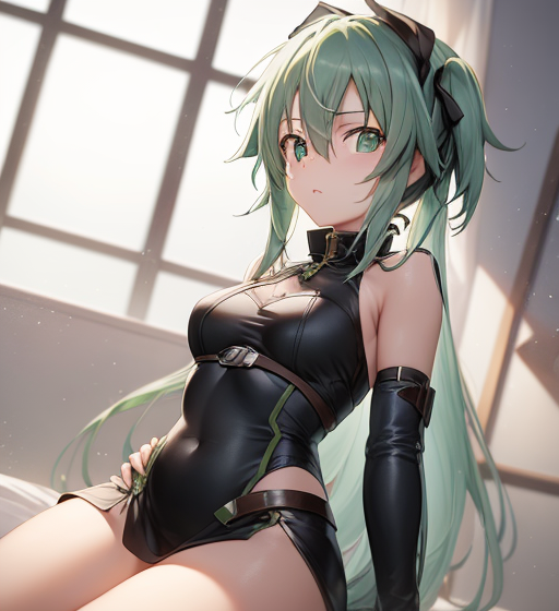 エメラルドヘアー
long hair
ロングヘアー
少女