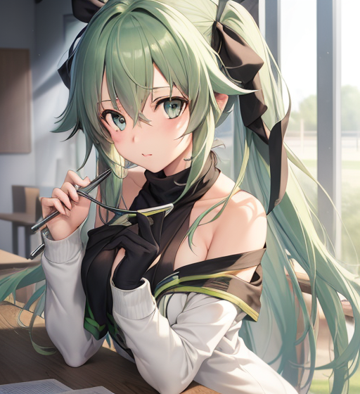 エメラルドヘアー
long hair
ロングヘアー
少女